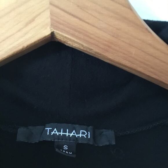 Tahari Black Short-Sleeve Cowl Neck Top - Picture 6 of 13